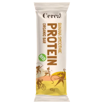 Baton PROTEIN BANANA SMOOTHIE 45 g, bio, fara gluten