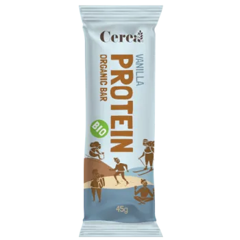 Baton PROTEIN VANILIE 45 g, bio, fara gluten