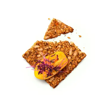 Crackers cu migdale, raw, vegan, fara gluten, The Beginnings, 80 g