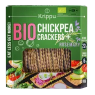 Crackers din naut cu rozmarin. BIO, vegan, 80 g
