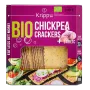 Crackers din naut cu usturoi, BIO, vegan, 80 g