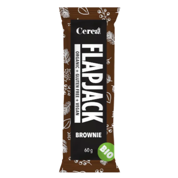 Flapjack BROWNIE, fara gluten, BIO, 60g