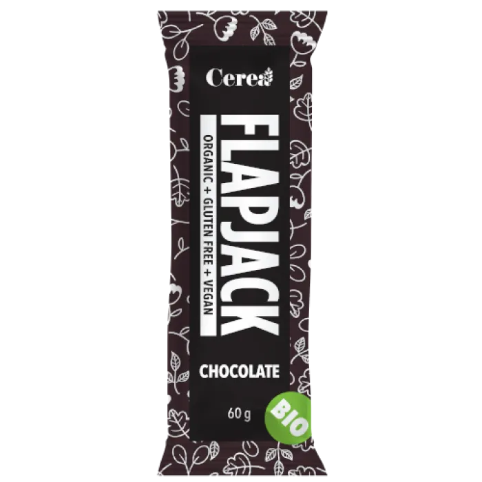 Baton FLAPJACK CIOCOLATA 60 g, bio, vegan, fara gluten