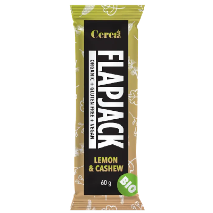 Baton FLAPJACK LAMAIE SI CAJU 60 g, bio, vegan, fara gluten