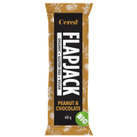 Baton FLAPJACK ARAHIDE SI CIOCOLATA 60 g, bio, vegan, fara gluten