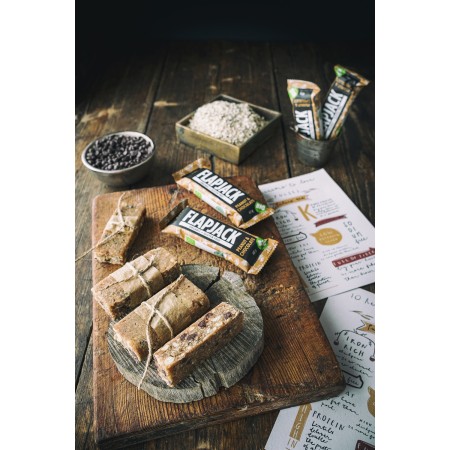 Baton FLAPJACK BANANA BREAD 60 g, bio, vegan, fara gluten