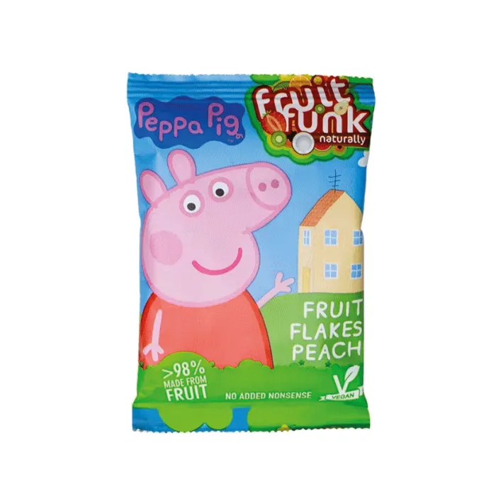 Fulgi din fructe cu piersici - Peppa pig, vegan, fara zahar 16g