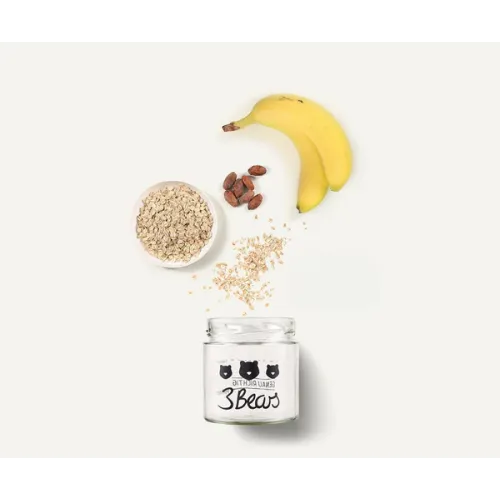 Overnight Oats Porridge banane, 400 g, vegan, fara zahar
