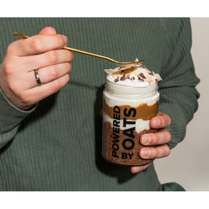 Overnight Oats Porridge cacao, 400 g, vegan, fara zahar