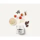 Overnight Oats Porridge capsuni, 400 g, vegan, fara zahar