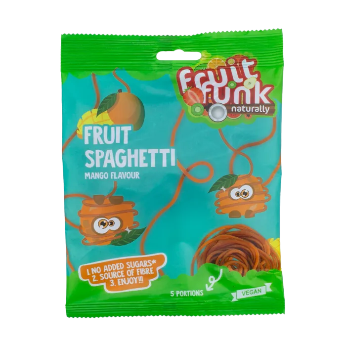 Spaghete din fructe cu mango, vegan, 100 g