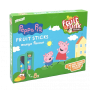 Sticks din fructe cu mango, Peppa Pig, vegan, fara zahar, 8x10 g, Fruitfunk