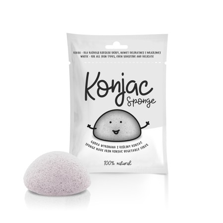 Burete Konjac neutru pentru toate tipurile de ten