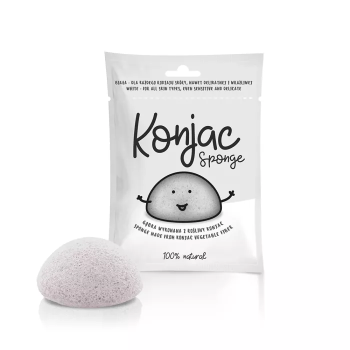 Burete Konjac neutru pentru toate tipurile de ten