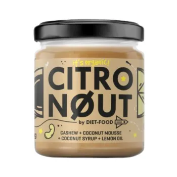 Bio Crema de nuci caju cu lamaie CITRONOUT (200 grame), Diet Food