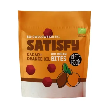 Gustare bio cu ciocolata si portocale SATISFY (120 grame), Diet Food
