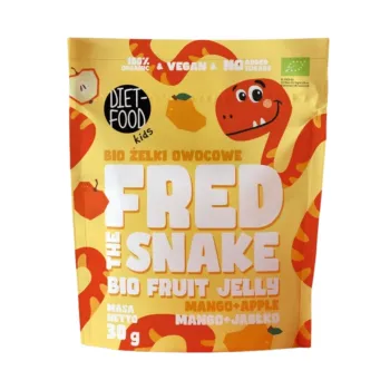 Jeleu de fructe Bio Fred The Snake - Mango si Mar (30 grame), Diet Food