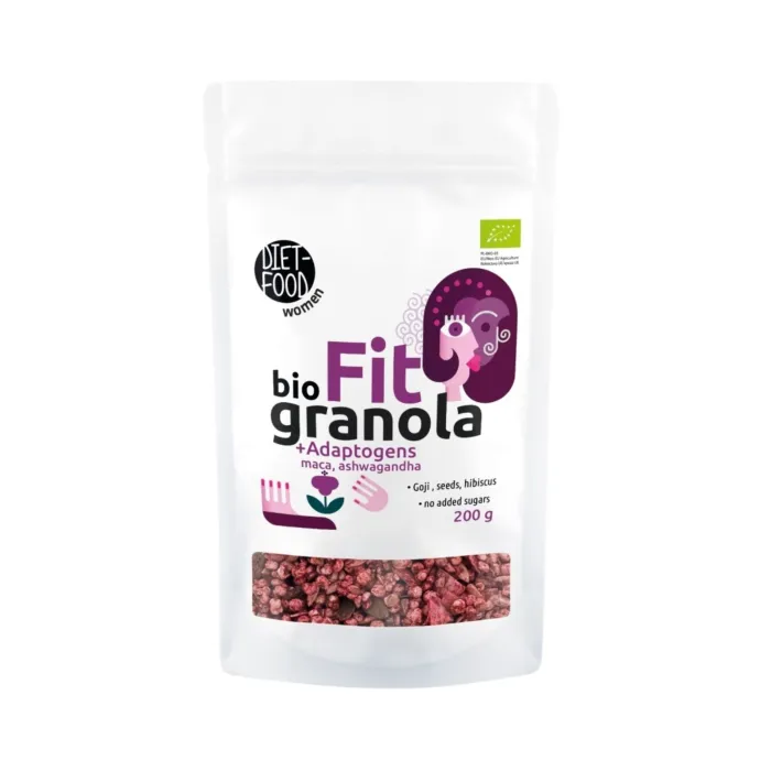 Granola organica cu adaptogeni (200 grame), Diet Food