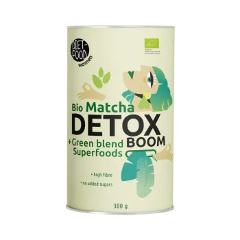 Boom detoxifiant organic cu Matcha (300 grame), Diet Food