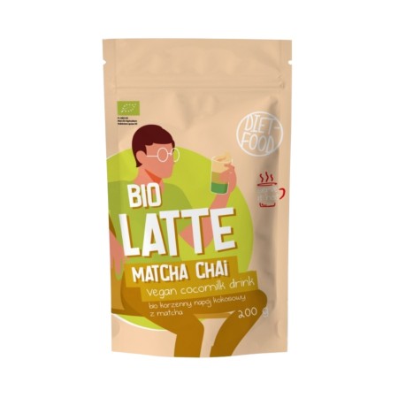 Matcha Latte bio vegan cu chai (200 grame), Diet Food