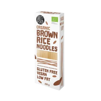 Paste cu orez brun bio (250 grame), Diet Food