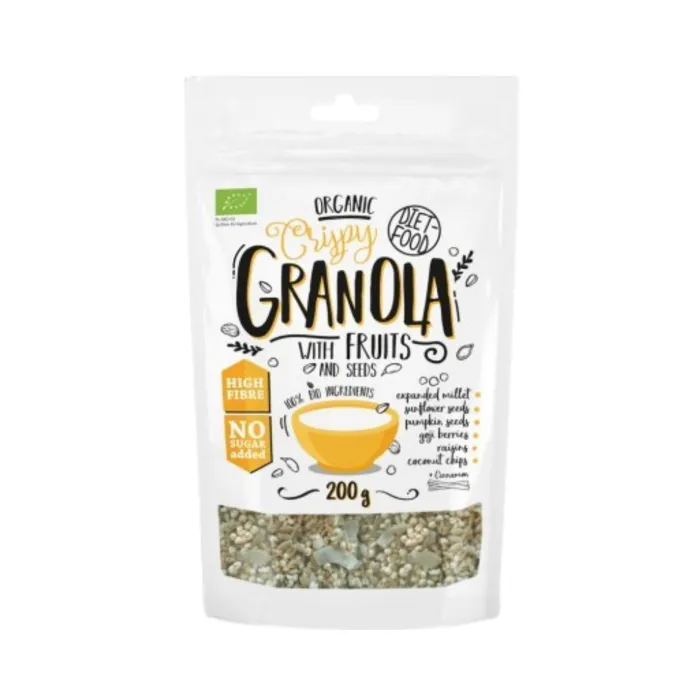 Bio Granola cu fructe (200 grame), Diet Food