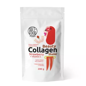 Beauty Colagen Shake cu capsuni 200g