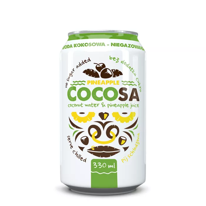 Cocosa Ananas - apa de cocos naturala cu ananas 330ml