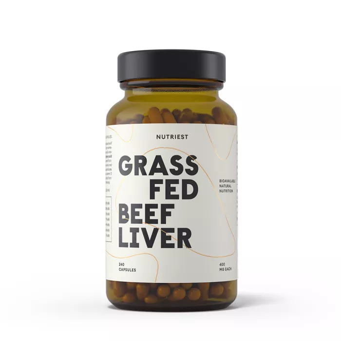 Grass fed Beef LIVER – supliment alimentar 240cps
