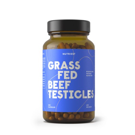 Grass fed Beef TESTICLES – supliment alimentar 240cps
