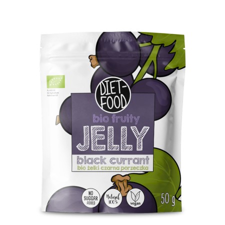 Jeleuri din coacăze negre - fără zahăr  50g