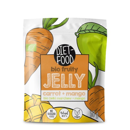 Jeleuri din morcovi si mango - fără zahăr 50g