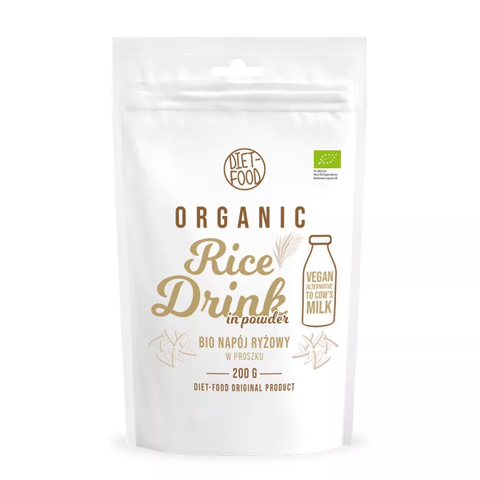 Bautura vegana din orez – pulbere bio 200g