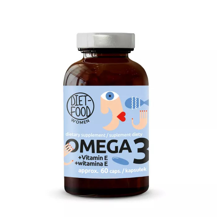 Omega 3 + Vitamina E - supliment alimentar 60 cps Diet Food