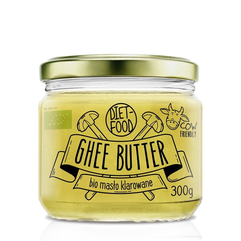 Unt ghee bio - unt clarificat fara lactoza 300g Diet Food