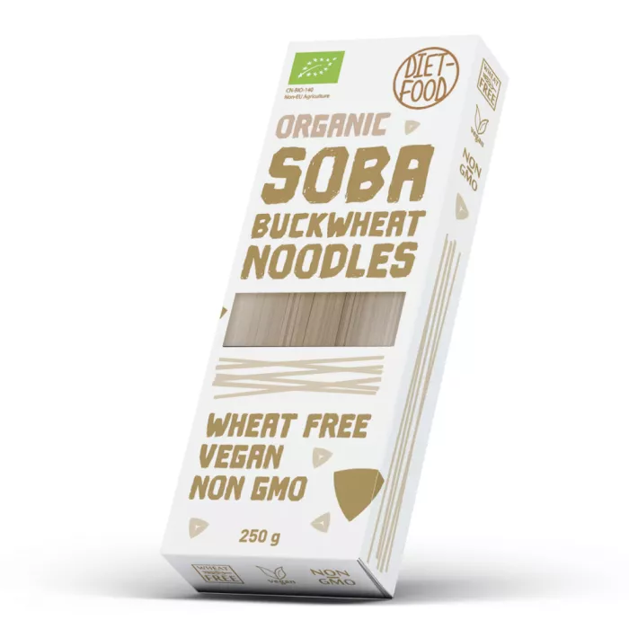 Paste Taitei Soba Bio 100% hrisca 250g Diet Food