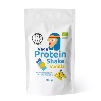 Shake proteic vegan cu aroma de vanilie 200g Diet-Food