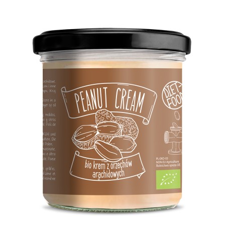 Crema (unt) de arahide bio 300g Diet-Food
