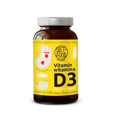 Vitamina D3 2850 UI - supliment alimentar 180 cps Diet-Food