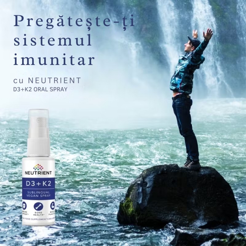 Vitamina D3+K2 Vegan Oral Spray (30ml), Neutrient