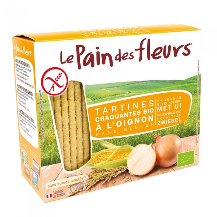 Turte crocante cu ceapa - fara gluten (150g), Le Pain Des Fleurs Turte crocante cu ceapa - fara gluten (150g), Le Pain Des Fleurs