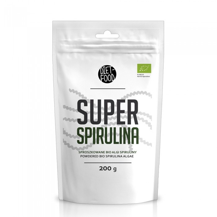 Spirulina - pulbere bio (200g), Diet-Food Spirulina - pulbere bio (200g), Diet-Food