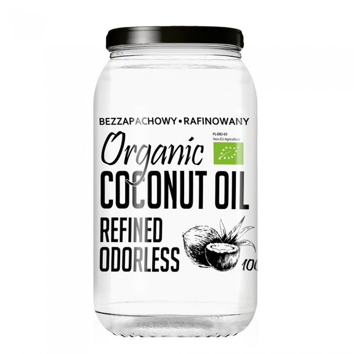 Ulei de cocos rafinat, fara miros, pentru gatit (1000ml), Diet-Food Ulei de cocos rafinat, fara miros, pentru gatit (1000ml), Diet-Food