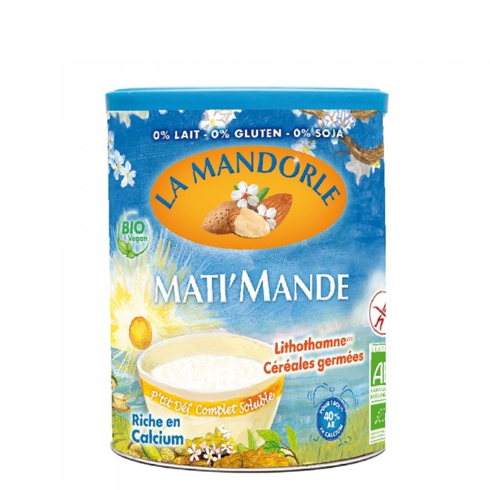 Mic dejun instant cu migdale (400g), La Mandorle Mic dejun instant cu migdale (400g), La Mandorle
