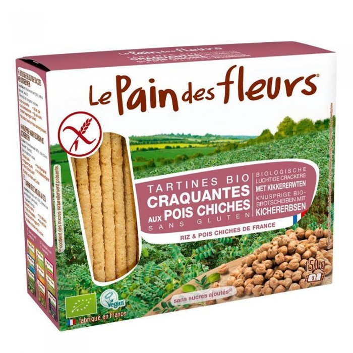 Turte crocante cu naut - fara gluten (150g), Le Pain Des Fleurs Turte crocante cu naut - fara gluten (150g), Le Pain Des Fleurs