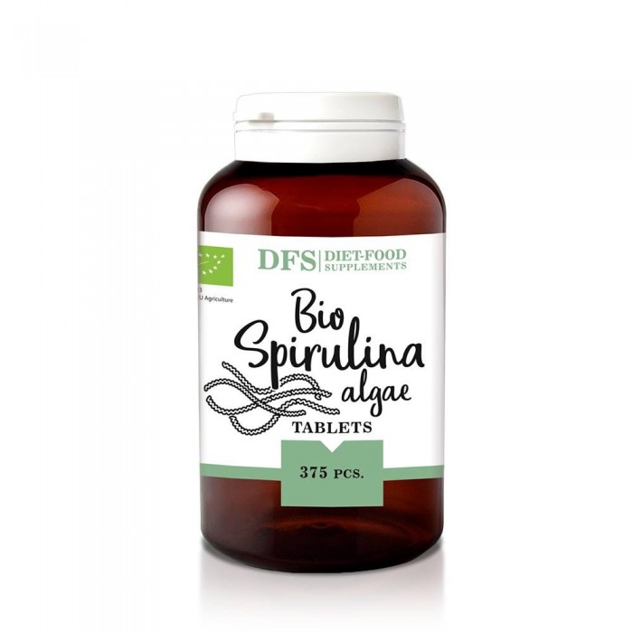 Bio Spirulina - 375 tablete x 400mg - (150g), Diet-Food Bio Spirulina - 375 tablete x 400mg - (150g), Diet-Food