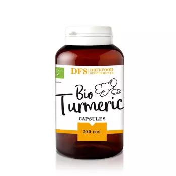 Bio Turmeric - 200 capsule x 400mg - (80g), Diet-Food