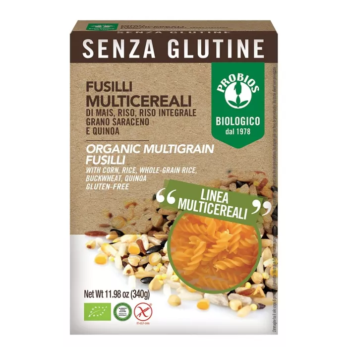 Fusilli multicereale - fara gluten (340g), Probios Fusilli multicereale - fara gluten (340g), Probios