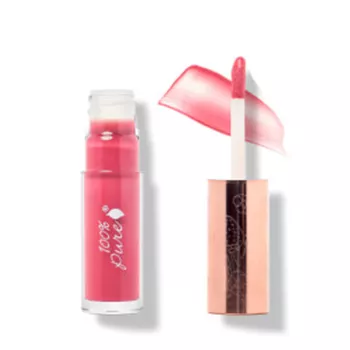 Luciu de buze Strawberry, 100 Percent Pure Cosmetics