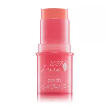 Nuantator pentru buze si obraji Peach, 100 Percent Pure Cosmetics